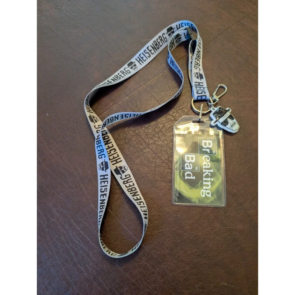 Breaking Bad Heisenberg Character Themed Lanyard Keychain